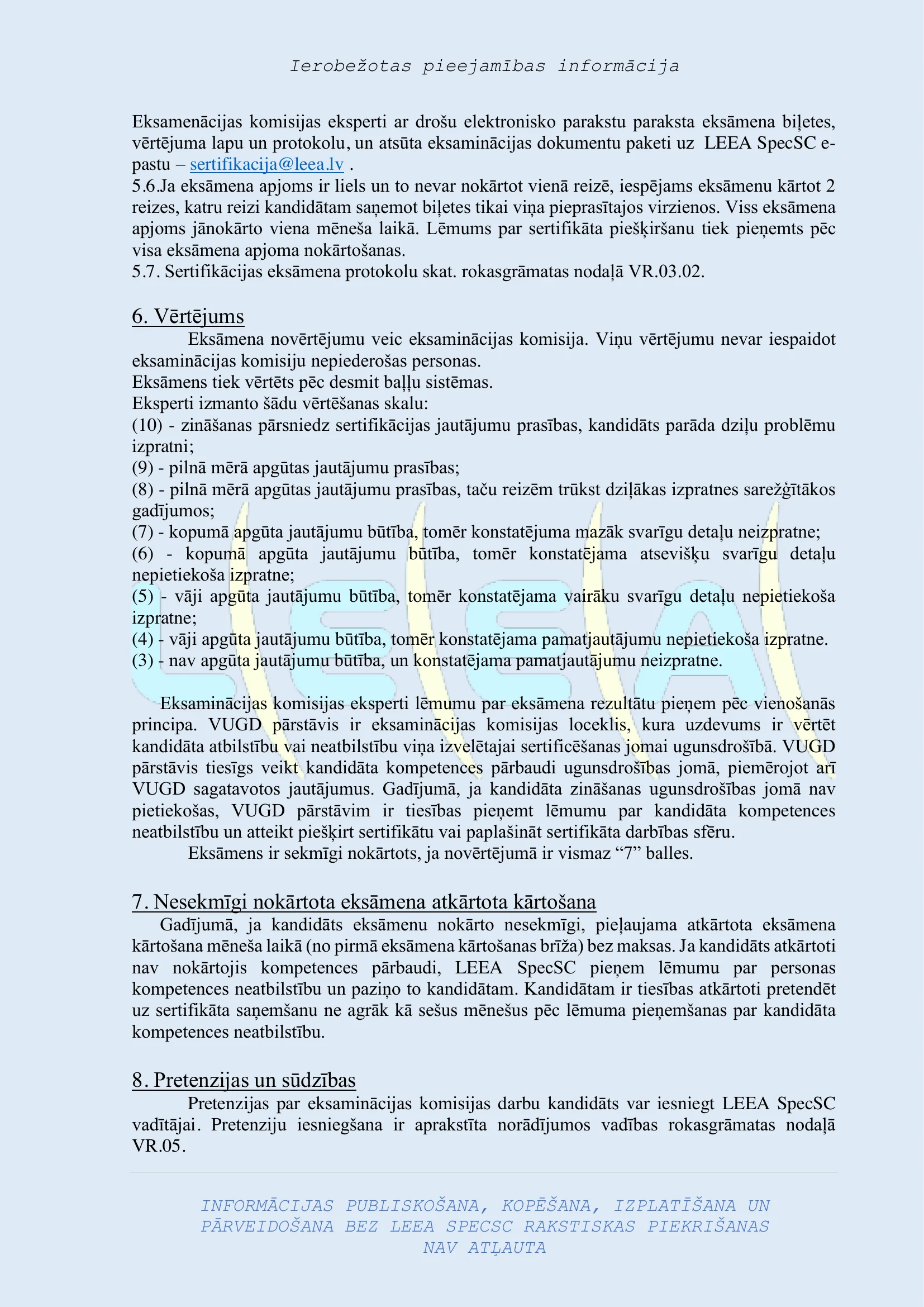Attālinātās eksaminācijas procedūra — lapa 4/4